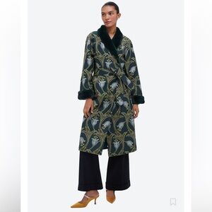 NWT Tuckernuck Deco Floral Rafaela Fur Coat